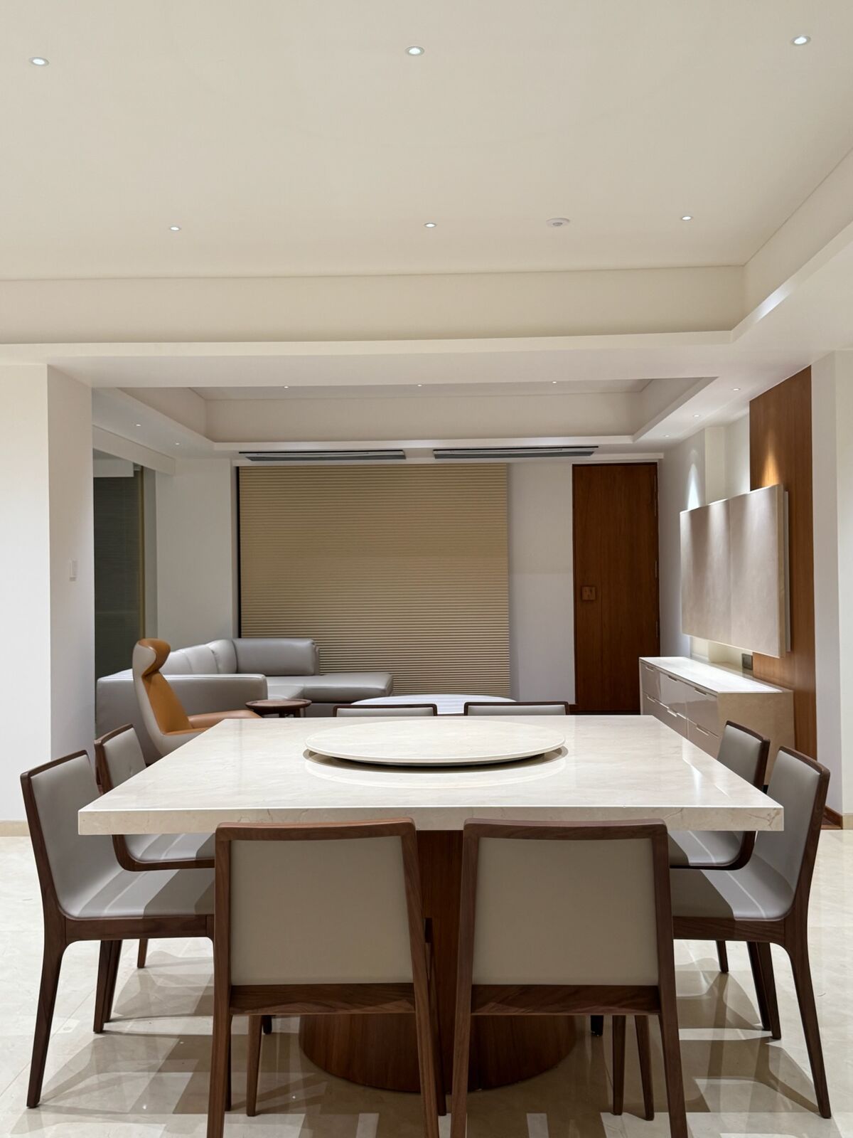 J. Bhalodia Residence dining room