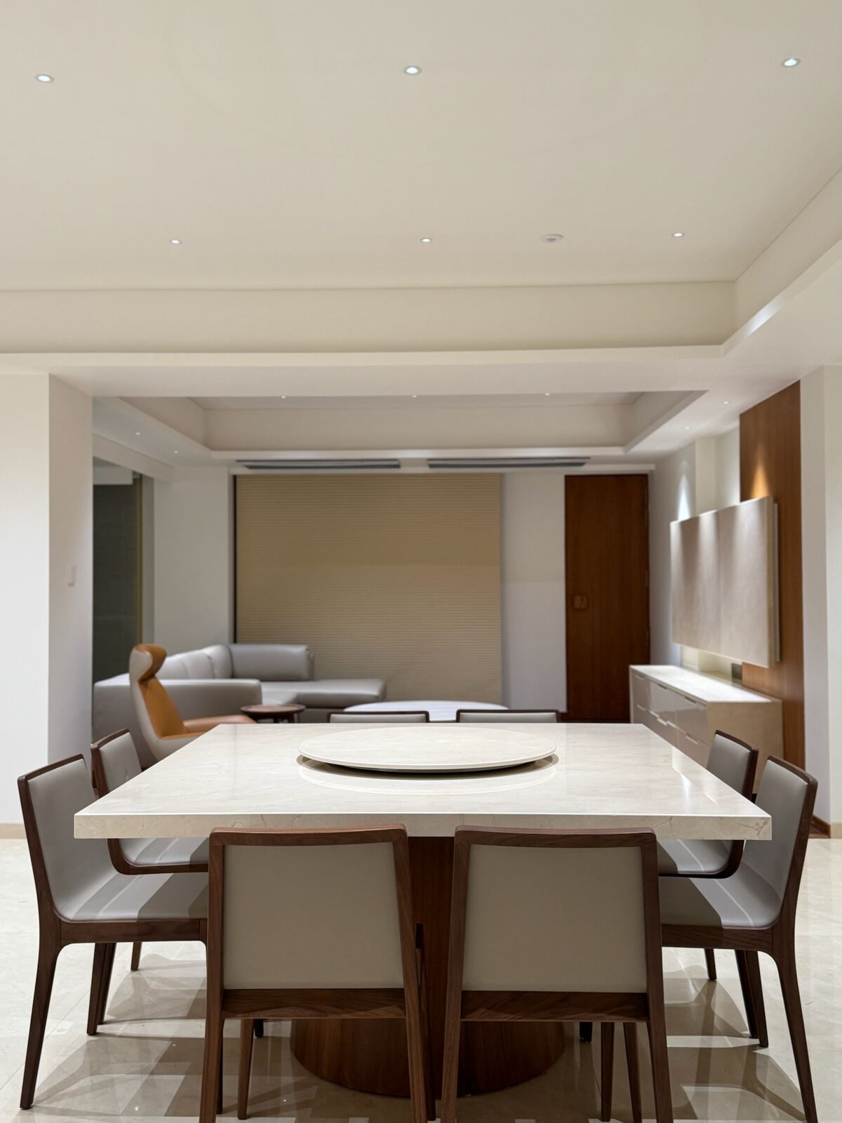 J. Bhalodia Residence dining room, alternate angle